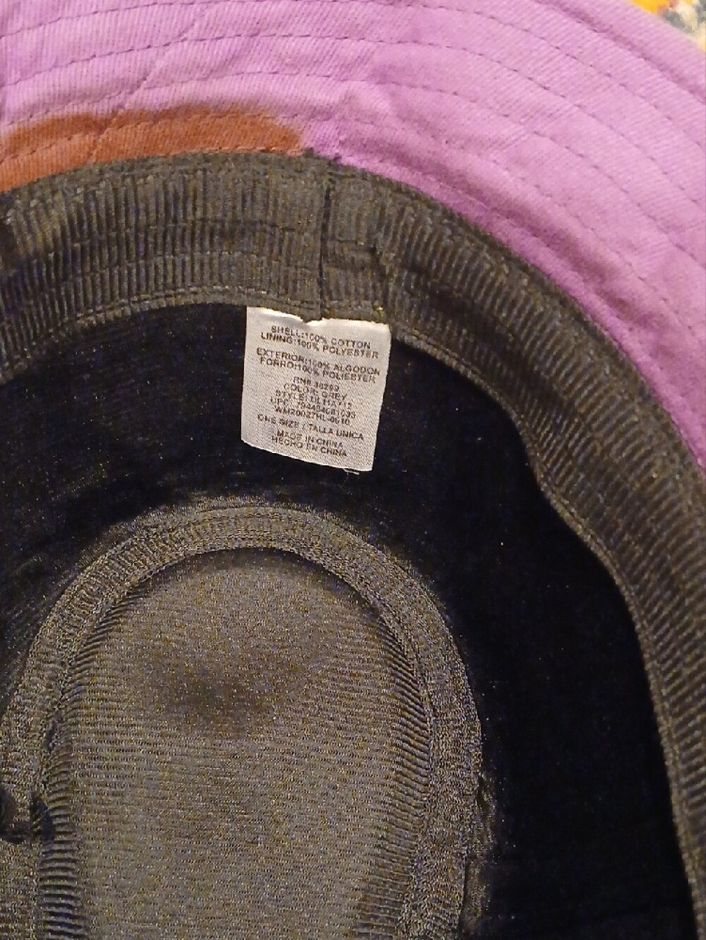 Gray Fedora with Colorful Beaded Band - Picture 5 of 6